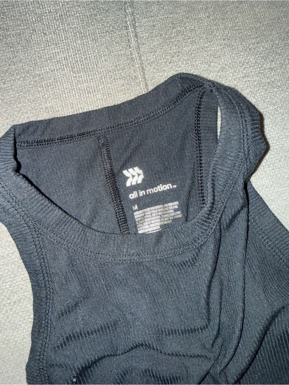 Ribbed High-Neck Tank - Picture 2 of 2